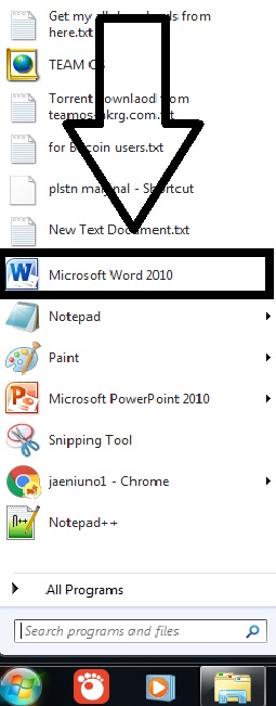 Menggunakan Microsoft Word