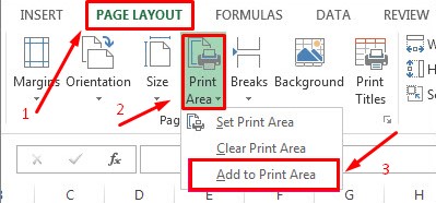 Cara Memperluas Area  Percetakan Pada Microsoft Excel