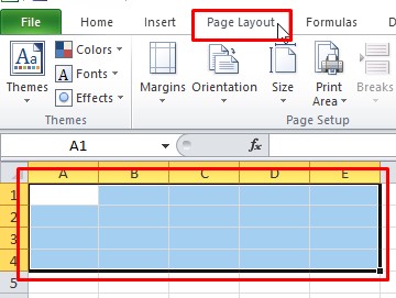 Cara Menghapus Area Percetakan Pada Microsoft Excel
