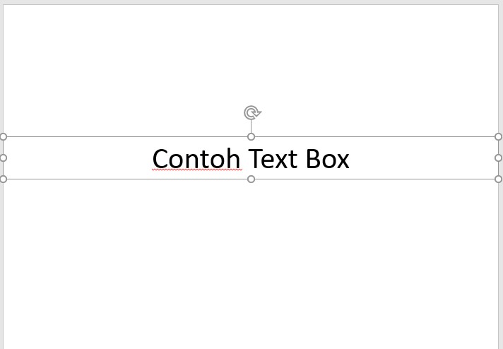 Menyesuaikan Ukuran Text Box