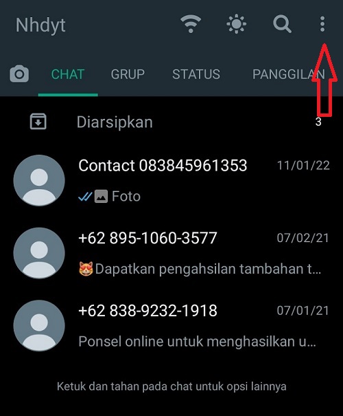 Cara memperbarui Whatsapp Gb