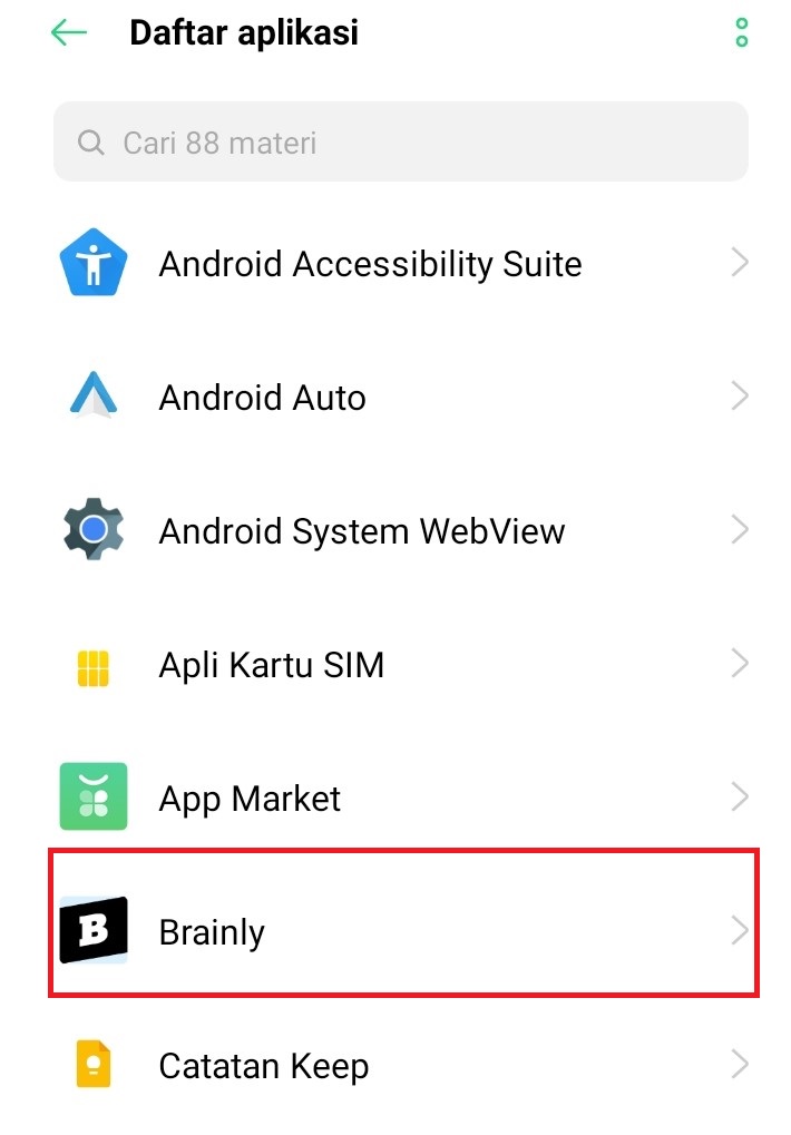 simpan app ke kartu Sd