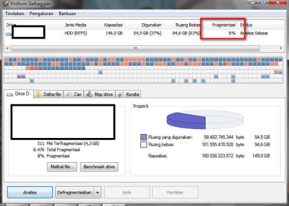defrag hardisk 
