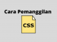 Cara Pemanggilan CSS