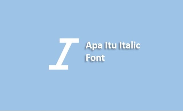 apaituitalicfont