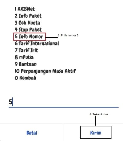 pilih nomor 5