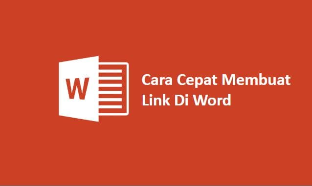 Cara Cepat Membuat Link Di Word